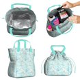 thumbnail image 2 of Princess Pattern Drawstring Lunch Bag Women - Drawstring Lunch Bag Insulated for Work Office - Stain-Resistant Large Lunchbags for Women with Multi-Pockets, 2 of 6
