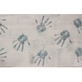 thumbnail image 5 of Casavani Natural Printed Rug Decorative Kilim,Blue 3x20 feet, 5 of 6