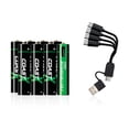 thumbnail image 1 of Pilas recargables Coast ZITHION-X AAA 1,5 V 750 mAh, paquete de 8, 1 of 8
