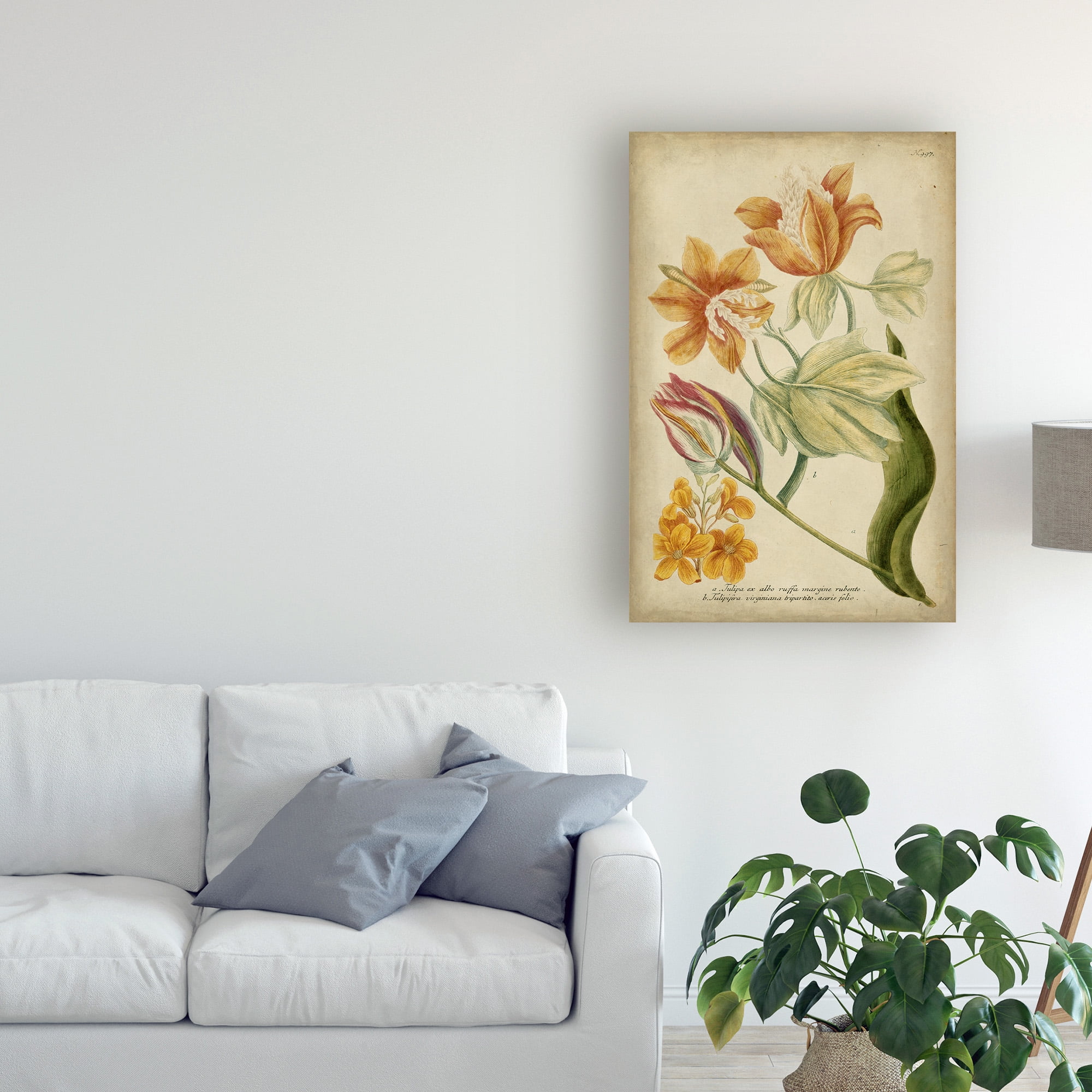 Trademark Fine Art 'Weinman Tropical Floral II' Canvas Art by Weinmann
