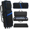 thumbnail image 1 of Funda para teclado BOSSTIN con 61 teclas y ruedas, impermeable, 1 of 6