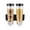 black, variant on Vintoro 2 Pack White Cereal Dispensers, 3L Dry Food Candy Storage Container, Wall Mount Dual Containers