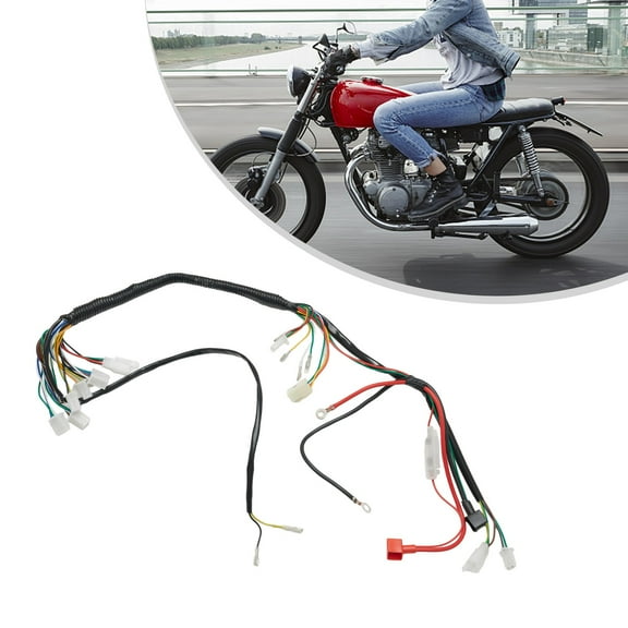 For Most Chinese ATV UTV Quad 4 Wheeler 50cc 70cc 90cc 110cc 125cc Universal Motorcycle Electric Wiring Harness Accessories