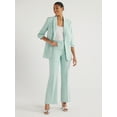 thumbnail image 5 of Scoop Women's Scrunch Sleeve Crepe Blazer with Buttons, Sizes XS-XXL, 5 of 6