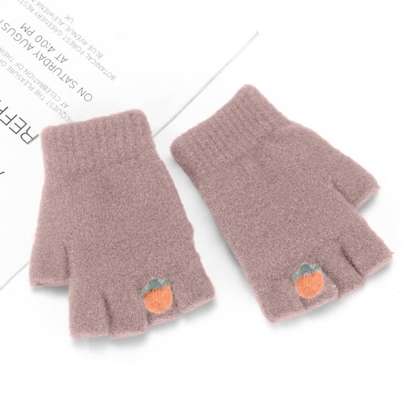 Dyfzdhu Winter Gloves For Womens Warm Gloves Knit Gloves Elastic Cuff Thermal Gloves Knit Warm Lined Gloves