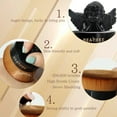 thumbnail image 3 of BEASOFEE Black Angel Liquid Makeup Foundation Brush，Flat Top Kabuki Makeup Brush ，Face Makeup,Professional Body and Leg Makeup, 3 of 7