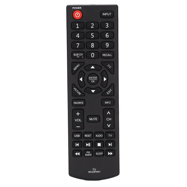 Control remoto de repuesto para televisor LCD LED HD SANYO MC42NS00 FW24E05F MC42FN01