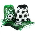 thumbnail image 3 of 12Pcs Football Party Favors Drawstring Bags Soccer Ball Gift Goodie Bag Kids Sports Theme Party Decoration Supplies A, 3 of 3