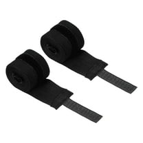 Uxcell Boxing Hand Wraps 118" Length Elastic Martial Arts Fist Bandages for Kickboxing, Black 2 Pack