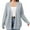 04-Gray, variant on Daystry Fall Winter Womens Plus Size Open Front Casual Long Sleeve Chunky Cable Knit Classic Sweaters Cardigan