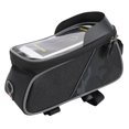 thumbnail image 4 of Bolsa para cuadro delantero de bicicleta, impermeable, de TPU, sensible al tacto, para montar en el tubo superior del teléfono, 4 of 14
