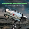 thumbnail image 3 of F6 3-axis Gimbal Handheld Stabilizer Cellphone Action Camera Holder Anti Shake Black, 3 of 5