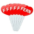 thumbnail image 1 of Fern Heart Love Cupcake Picks Toppers - Set of 6, 1 of 1