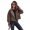Coffee, variant on Women Fall Winter Coat - Short Type Turn-down Collar Solid Color Loose Button Closure Cardigan OL Commuting Jacket