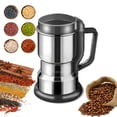 thumbnail image 3 of Electric Coffee Bean Grinder, 400g/14oz, Enhanced Chamber, 300W Motor, 10-Sec Grinding for Spices, Grains, Nuts, Dry Food, One-Touch, 3 of 11