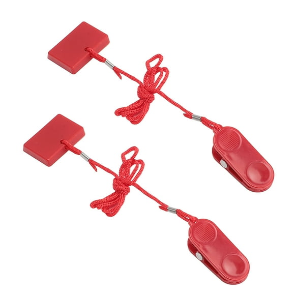 Llave De Seguridad Para Cinta De Correr, Reemplazo De Llave De Cinta De Correr Universal, Ligera Y Eficiente, Color Rojo Para Gimnasio
