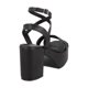 thumbnail image 2 of Tacones Mujer Plataformas Casuales Cintas Dolce Negras 24 DOLCE COLLEZIONE by GLAM GLAM 3804, 2 of 4