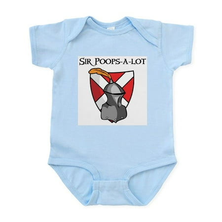 

CafePress - Sir Poops A Lot Infant Bodysuit - Baby Light Bodysuit Size Newborn - 24 Months
