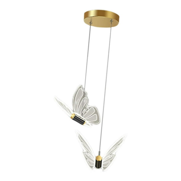 Hanging Lamp Butterfly Ceiling Chandelier Aisle Party Home Bar Pendant