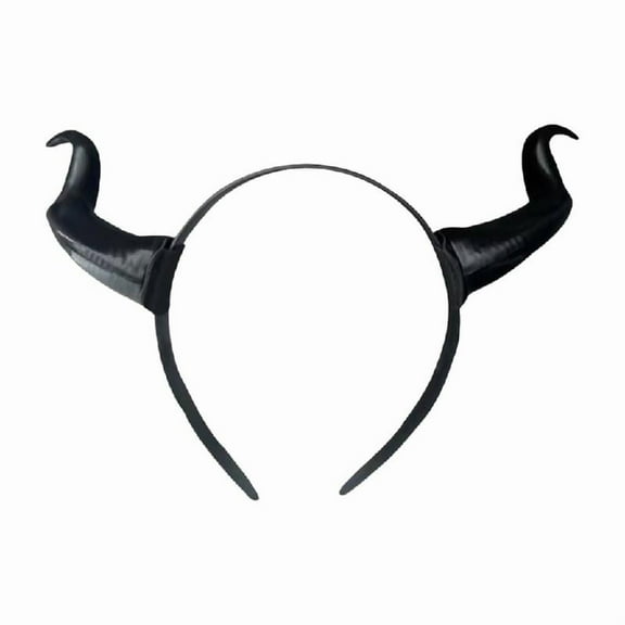 ROZYARD Devil Horns Hair Hoop Handmade Dark Horn Headbands for Con