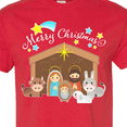thumbnail image 4 of Inktastic Merry Christmas Cute Nativity Scene T-Shirt, 4 of 5