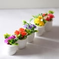 thumbnail image 3 of AURORA TRADE Miniature Dollhouse Pot Plants, 5 Pieces, Resin and PVC, 2.8cm, 3 of 8