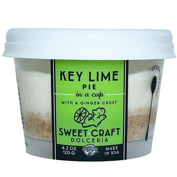 Sweet Craft Dolceria™ Italian Style Key Lime Pie, 4.2 Ounce Cup (Frozen)