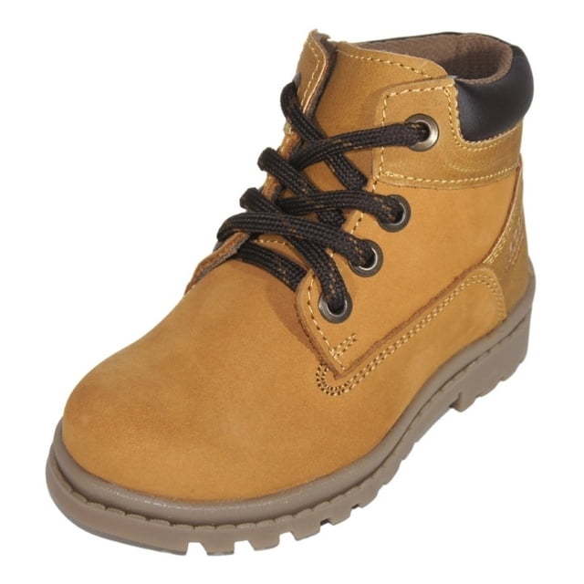 Bota Yuyin Niño Super Ligero 20380 Piel Miel/Negro Dorado 13