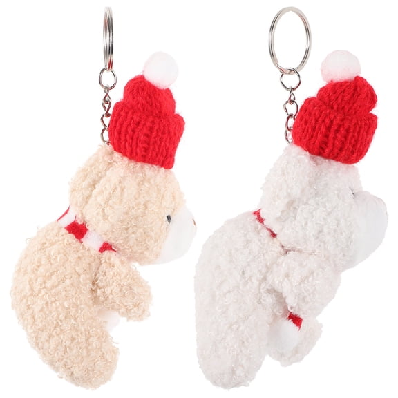 Raindrops Keychain for Backpack Metal Assorted Color 2Pcs