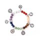 thumbnail image 2 of Pulsera de 8 mm y 7 chakras para hombres y mujerescristal natural para curar la ansiedadjoyería Ndcxsfigh Nuevos Originales, 2 of 8