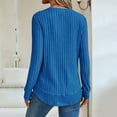 thumbnail image 4 of yillto Plus Size Sweaters for Womens Long Sleeve Ribbed Blouse Lightweight Knit Fall Sweater Tops S-5XL, 4 of 6