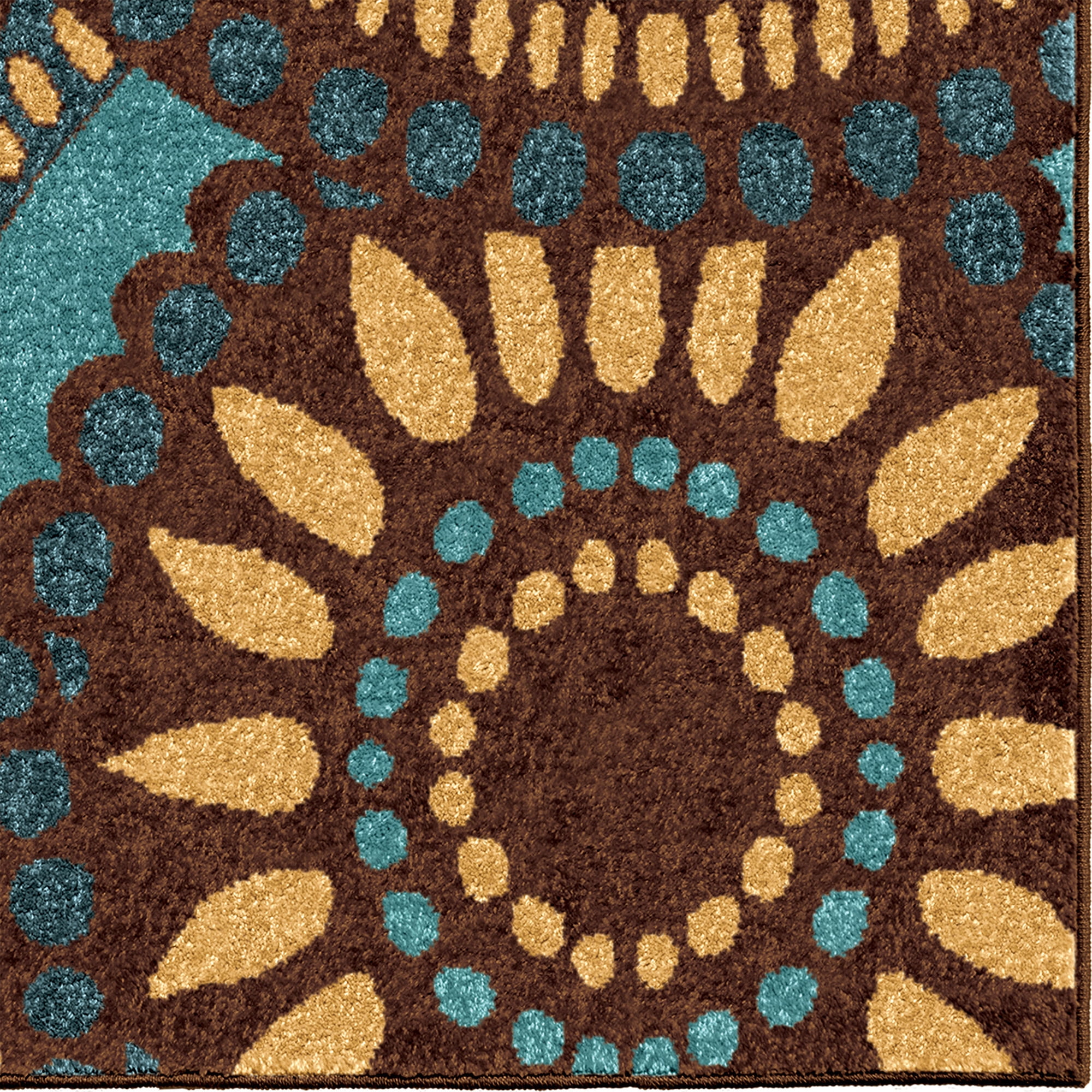 Orian Rugs Geo Pinwheel Area Rug or Runner Walmart