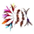 thumbnail image 1 of 9PCS Luxury Colorful Natural Long Feather Pet Cat Teaser Cute Design Replacement Refill Feather for Cat Rod Wand, 1 of 7
