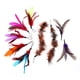 thumbnail image 1 of 9PCS lujo colorido gatito larga pluma natural del animal doméstico del gato Diseño lindo Te Irfora Cabezal de repuesto, 1 of 7