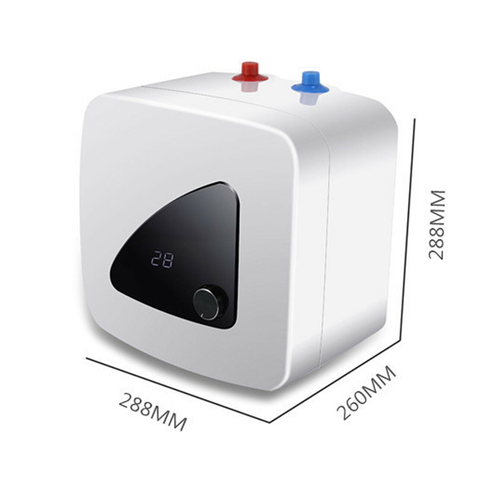 8L Instant Electric Hot Water Heater Mini Tank Heating Machine Under Sink Boiler Shower 110V 1500W