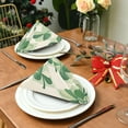 thumbnail image 3 of Qxltty St Patricks Lucky Clover Napkins 20×20in Perfect for Parties Dinners Weddings Cocktail Housewarming Cloth Napkins Set of 1, 3 of 8