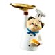 thumbnail image 2 of Bandeja decorativa con figura de chef para servir, centro de mesa, regalo de inauguración de casa, artesanía de resina, almacenamiento para, 2 of 9