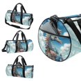 thumbnail image 3 of Hippocampus Large Capacity Sports Bag, nice for Luggage, Travel Tote, Soccer, and Weekender Use, with 17.7-inch Size and Interior Zipper Pocket, 3 of 6
