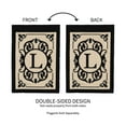 thumbnail image 4 of Evergreen Flag Cambridge Chic Letter L Monogram Applique Garden Flag - 12.5" Wide x 18" High, 4 of 5