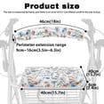 thumbnail image 6 of HELLHERO Butterfly Floral Rollator Walker Cover for The Elderly Stretchable Material Walker Seat Cover and Seniors Adult Breathable Fits Rollators, 6 of 7
