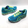 thumbnail image 2 of Asics Shoes Gel Kayano 22 Sz 7 /38 Running Sneakers T597N Blue Yellow Fabric, 2 of 6