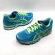 thumbnail image 2 of Asics Shoes Gel Kayano 22 Sz 7 /38 Running Sneakers T597N Blue Yellow Fabric, 2 of 6