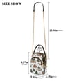 thumbnail image 2 of FORMRS Crossbody Bag for Women Quilted Travel Shoulder Cell Phone Purse with Chain Strap Handbag, Brown Christmas House, 2 of 7
