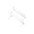thumbnail image 2 of serony Multi Purpose Ladder Tier Acrylic Rack 5 Showcase Organizer Tier Perfume Makeup 2 Tier 30cm, 2 of 6