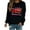 Black, variant on Baqcunre Valentine'S Day Shirts For Women 2024 Sweatshirt Cute Heart Shaped Printed Pullover Crewneck Shirt(Black S-4XL),Long Sleeve Shirts For Women Graphic Tees Womens Fashion Womens Tops