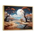 thumbnail image 2 of Designart "Bizare Desert Mirage I" Surrealism Floater Framed Wall Decor, 2 of 7