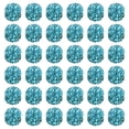 thumbnail image 1 of Unique Bargains 8mm Rhinestone Clay Beads, 100 Pack Round Ball Polymer Clay Crystal Charm Beads, Blue, 1 of 6
