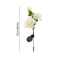 thumbnail image 3 of Solar Faux Flower Lights Waterproof LED Artificial Flower Garden Decor Solar Stake Light for Pathway Lawn Patio Yard Auto On Off Landscape Lighting, 3 of 7