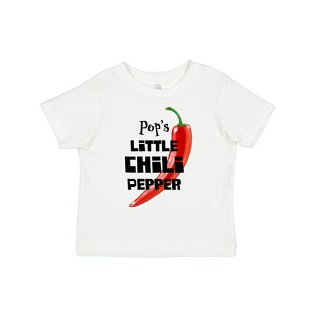 

Inktastic Pop s Little Chili Pepper Gift Toddler Boy or Toddler Girl T-Shirt