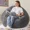 Gray, variant on 2.5FT Bean Bag Chair Beanbags Small Bean Bag Chair with Filler Included Teardrop Bean Bag Chair with Removable Cover for Bedroom Living Room (Small, Pink)